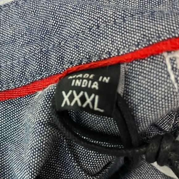 NOVA MEN - SIZE 3X - NWT - 100% COTTON - SPORTY- RED WHITE AND BLUE. B3 - Picture 7 of 11